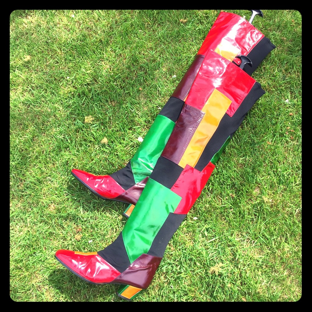 Vintage/90s Thigh-High Mario Valentino boots ❤️